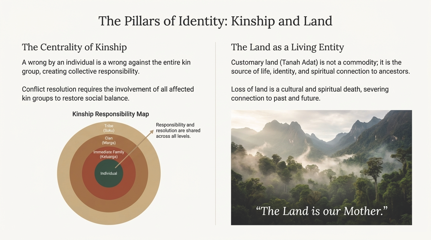 Diagram of Indonesian court hierarchy, ADR mechanisms and key legislation applied in Papua.